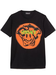 Versace Kids футболка с принтом Medusa Smile