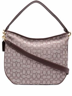 Coach сумка на плечо Tabby Hobo с монограммой