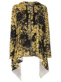 Uma | Raquel Davidowicz худи асимметричного кроя на молнии