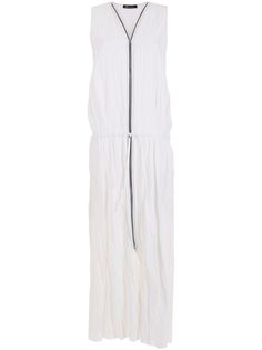 Uma | Raquel Davidowicz платье макси Pomba на молнии