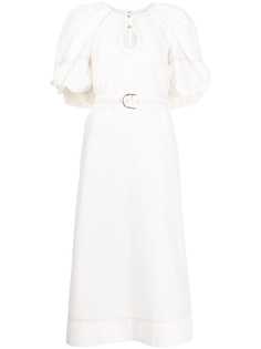 Acler платье миди Harlow с объемными рукавами