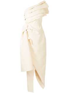 Rachel Gilbert платье Ace со складками