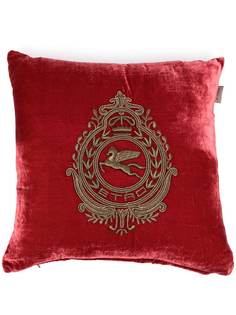 ETRO HOME бархатная подушка с вышитым логотипом