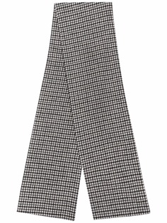 Emporio Armani клетчатый шарф из смесовой шерсти