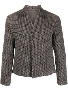 Homme Plissé Issey Miyake укороченный плиссированный пиджак