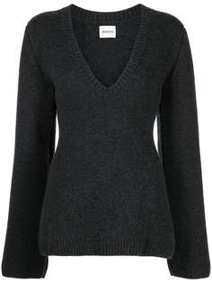 KHAITE джемпер The Claudia с V-образным вырезом