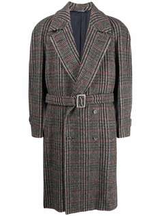 LANVIN Pre-Owned двубортное пальто 1980-х годов