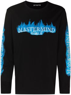 Mastermind Japan футболка с длинными рукавами и логотипом