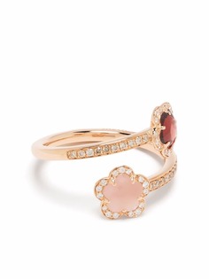Pasquale Bruni кольцо Figlia dei Fiori из розового золота с камнями