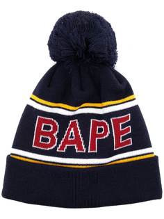 A BATHING APE® шапка бини с логотипом Bape