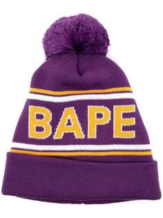 A BATHING APE® шапка бини с логотипом Bape