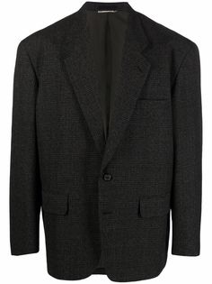 Comme Des Garçons Pre-Owned клетчатый пиджак 1980-х годов