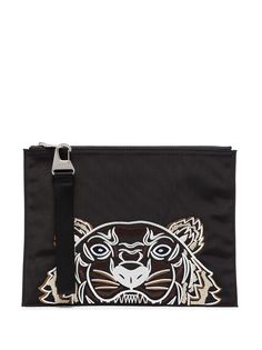 Kenzo клатч с вышивкой