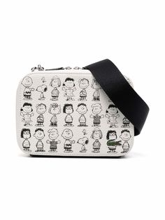 Lacoste Kids x Peanuts leather shoulder bag