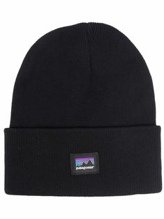 Patagonia Everyday logo-patch beanie