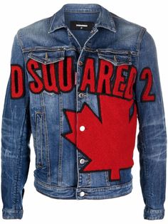 Dsquared2 джинсовая куртка с логотипом