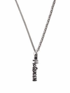 Alexander McQueen цепочка на шею с логотипом