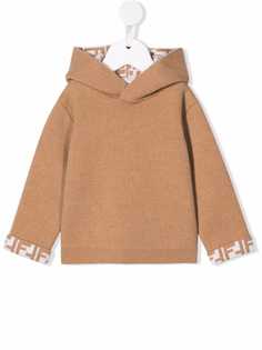 Fendi Kids худи с логотипом FF