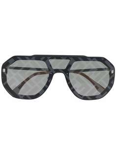 Fendi Eyewear солнцезащитные очки в оправе с монограммой