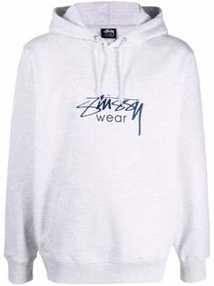 Stussy худи с вышитым логотипом