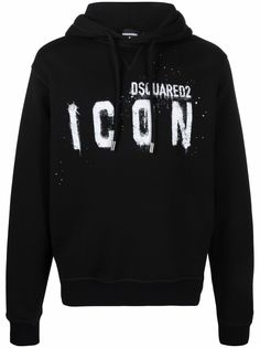 Dsquared2 худи Icon с эффектом разбрызганной краски