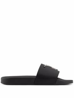 Giuseppe Zanotti шлепанцы Brett с логотипом