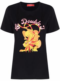 La DoubleJ футболка с графичным принтом
