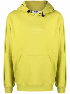 MSGM худи с вышитым логотипом