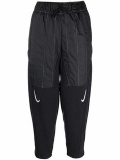 Nike укороченные брюки со вставками