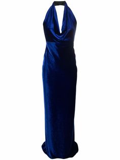 Blanca Vita длинное платье Abies с вырезом халтер