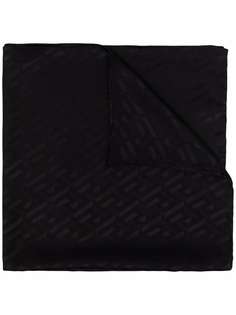 Versace шелковый шарф с узором Greca