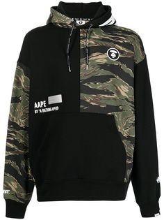 AAPE BY *A BATHING APE® худи с камуфляжным принтом