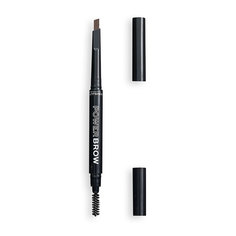 Карандаш для бровей REVOLUTION RELOVE POWER BROW с щеточкой тон brown