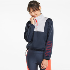 Толстовка PWR Fleece Logo Quarter-Zip Training Sweatshirt Puma