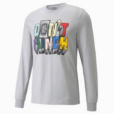 Футболка с длинным рукавом Scouted Long Sleeve Mens Basketball Tee Puma