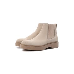 Замшевые ботинки Santoni