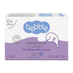 Bebble, Детское крем-мыло «Лаванда», 75 г
