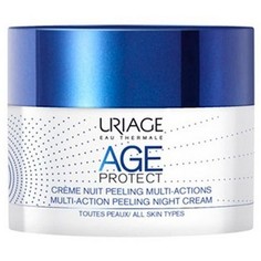 Uriage, Ночной крем Peeling Multi-Actions Age Protect, 50 мл