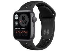 Умные часы APPLE Watch Nike SE 40mm Space Grey Aluminium Case with Anthracite/Black Nike Sport Band MYYF2RU/A Выгодный набор + серт. 200Р!!!