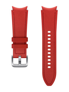 Аксессуар Ремешок для Samsung Galaxy Watch 4 Classic / Watch 4 Hybrid Leather S/M Red ET-SHR88SREGRU