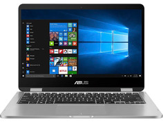 Ноутбук ASUS VivoBook Flip TP401MA-EC418T 90NB0IV1-M11140 (Intel Celeron N4020 1.1GHz/4096Mb/128Gb SSD/Intel UHD Graphics/Wi-Fi/Cam/14/1920x1080/Windows 10 64-bit)