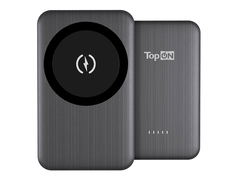 Внешний аккумулятор TopON TOP-M5 5000mAh MagSafe Qi 15W PD 20W Black