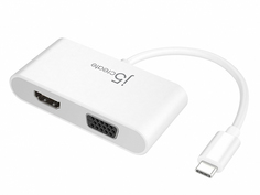 Аксессуар J5create USB-C - VGA / HDMI JCA174