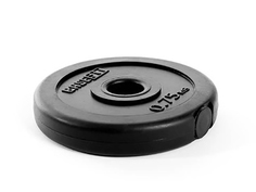 Диск пластиковый BaseFit BB-203 0.75kg d=26mm Black УТ-00019751