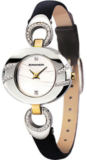 женские часы Romanson RN0391QLC(WH). Коллекция Leather