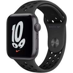 Смарт-часы Apple Watch Nike SE 44 мм серый космос, спортивный ремешок