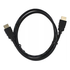 Кабель соединительный аудио-видео Telecom, HDMI (m) - HDMI (m) , ver 2.0, 1м, GOLD, черный [tcg200-1m] Noname