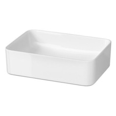 Раковина накладная CERSANIT Crea 50 RECTANGULAR, 49.5х13.5х34.5 см [p-um-cre50/1-oc-rc]