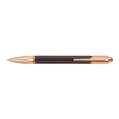 Ручка шариков. Carandache Varius Ebony Rose Gold Plated (4480.142) M черные подар.кор.