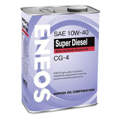 Моторное масло ENEOS Super Diesel 10W-40 4л. полусинтетическое [oil1328]